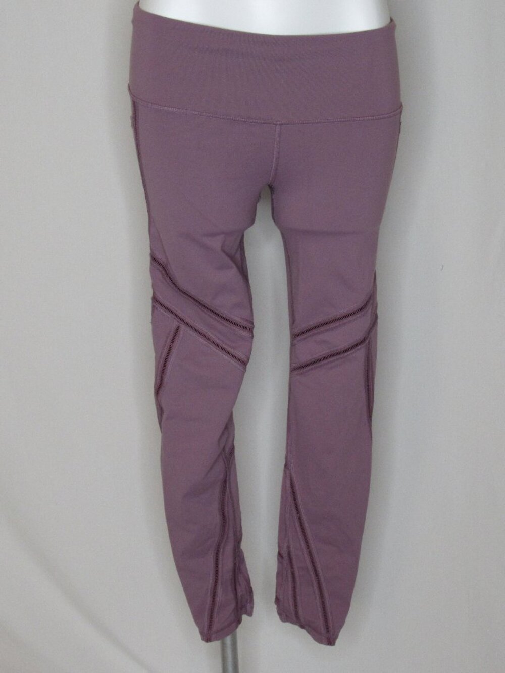 Victoria's Secret Sport KNOCKOUT Mauve Purple Cutout Pants Women's S Small